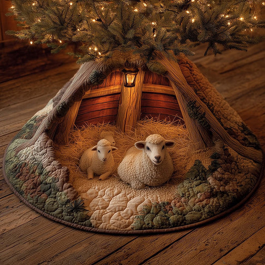 Sheep Quilted Tree Skirt GFTOMA6860