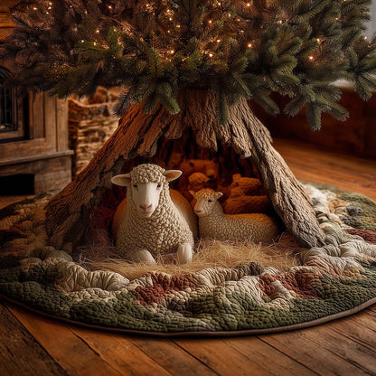 Sheep Quilted Tree Skirt GFTOMA6865