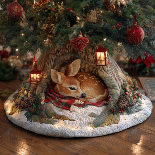 Deer Quilted Tree Skirt GFTOMA6908