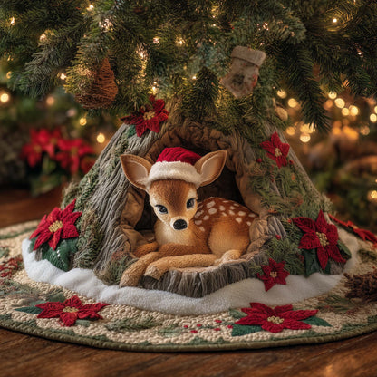 Deer Quilted Tree Skirt GFTOMA6909