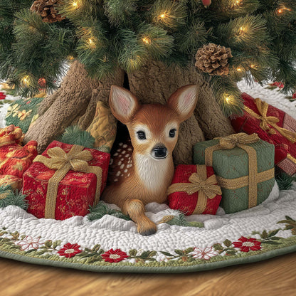 Deer Quilted Tree Skirt GFTOMA6910