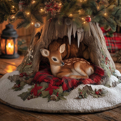 Deer Quilted Tree Skirt GFTOMA6911