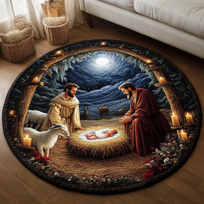Christian Quilted Round Mat GFTOMA6959