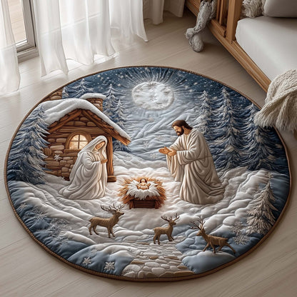 Christian Quilted Round Mat GFTOMA6960