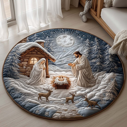 Christian Quilted Round Mat GFTOMA6960