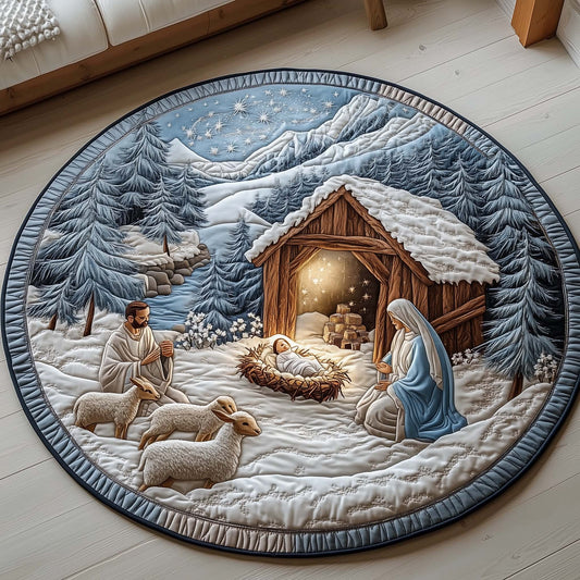 Christian Quilted Round Mat GFTOMA6963