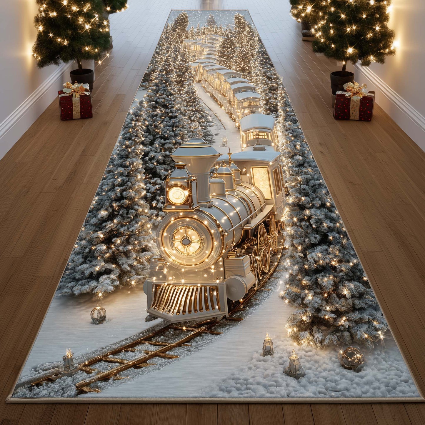 Yuletide Express Runner Rug GFTOMA6985
