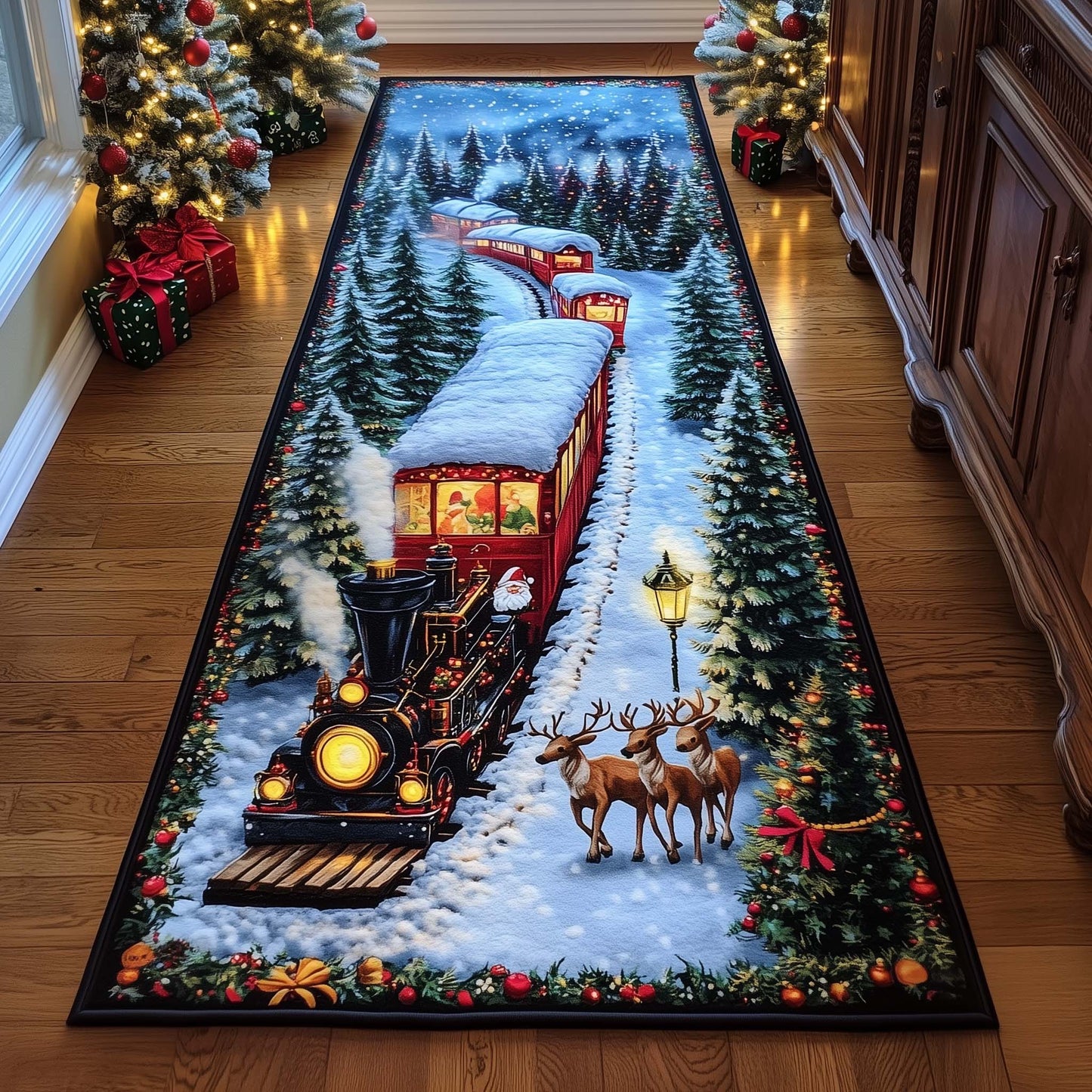 Yuletide Express Runner Rug GFTOMA6986