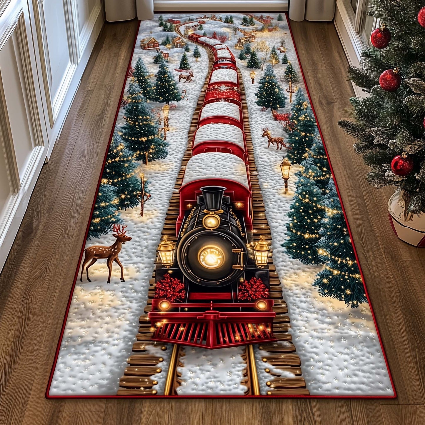 Yuletide Express Runner Rug GFTOMA6989
