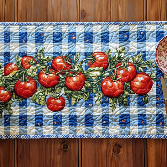 Fresh Tomato Quilted Table Runner GFTOMA702