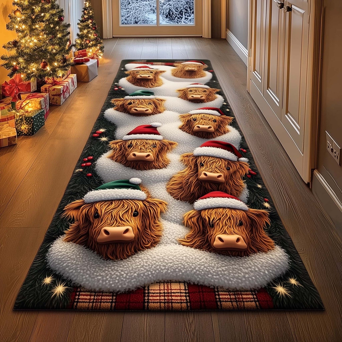 Highland Cow Runner Rug GFTOMA7045