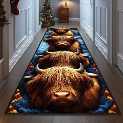 Highland Cow Runner Rug GFTOMA7049