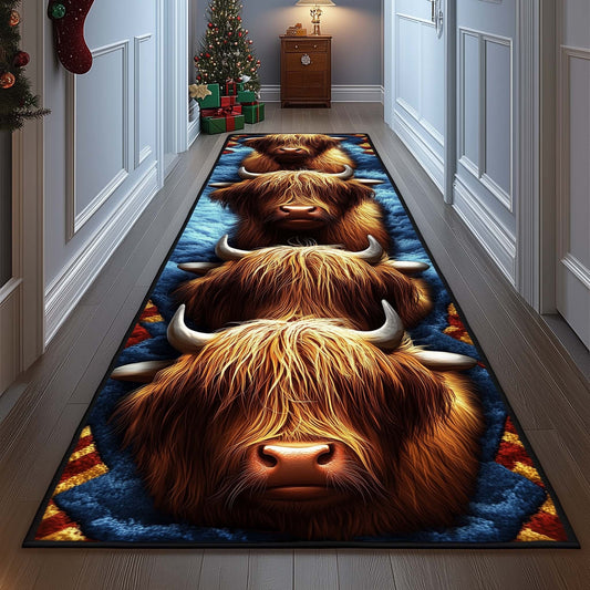 Highland Cow Runner Rug GFTOMA7049