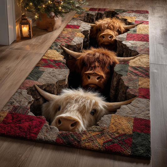 Highland Cow Runner Rug GFTOMA7052