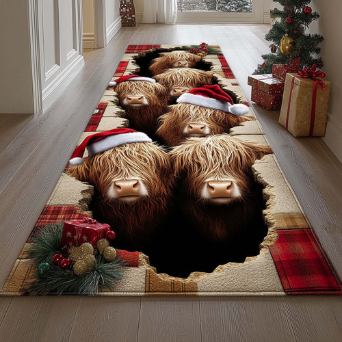 Highland Cow Runner Rug GFTOMA7053