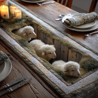 Sheep Quilted Table Runner GFTOMA7057