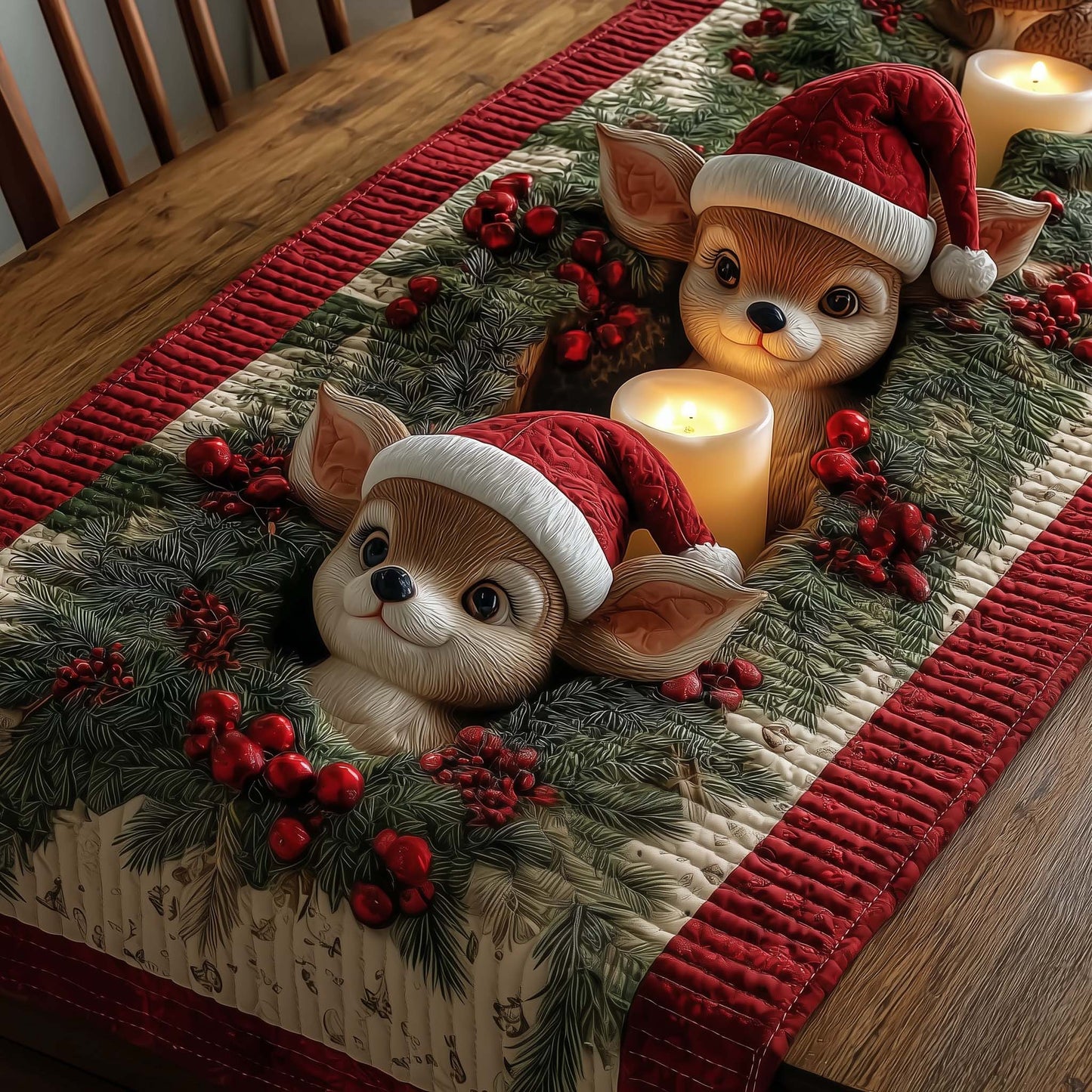 Reindeer Quilted Table Runner GFTOMA7067