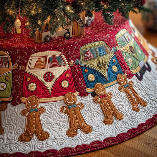 Joyful Journey Quilted Tree Skirt GFTOMA7107