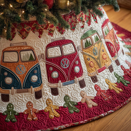 Joyful Journey Quilted Tree Skirt GFTOMA7108