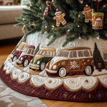 Joyful Journey Quilted Tree Skirt GFTOMA7109