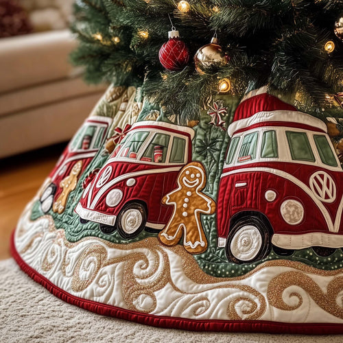 Joyful Journey Quilted Tree Skirt GFTOMA7110