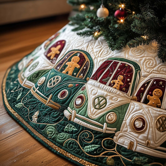 Joyful Journey Quilted Tree Skirt GFTOMA7112