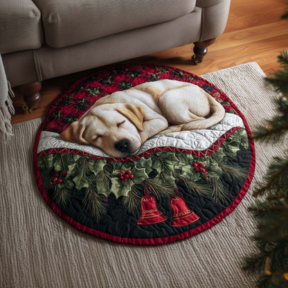 Labrador Quilted Round Mat GFTOMA7155