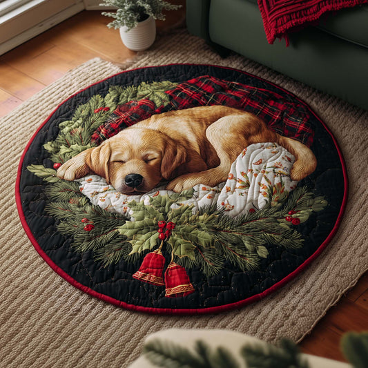 Labrador Quilted Round Mat GFTOMA7156