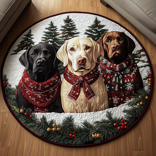 Labrador Quilted Round Mat GFTOMA7160