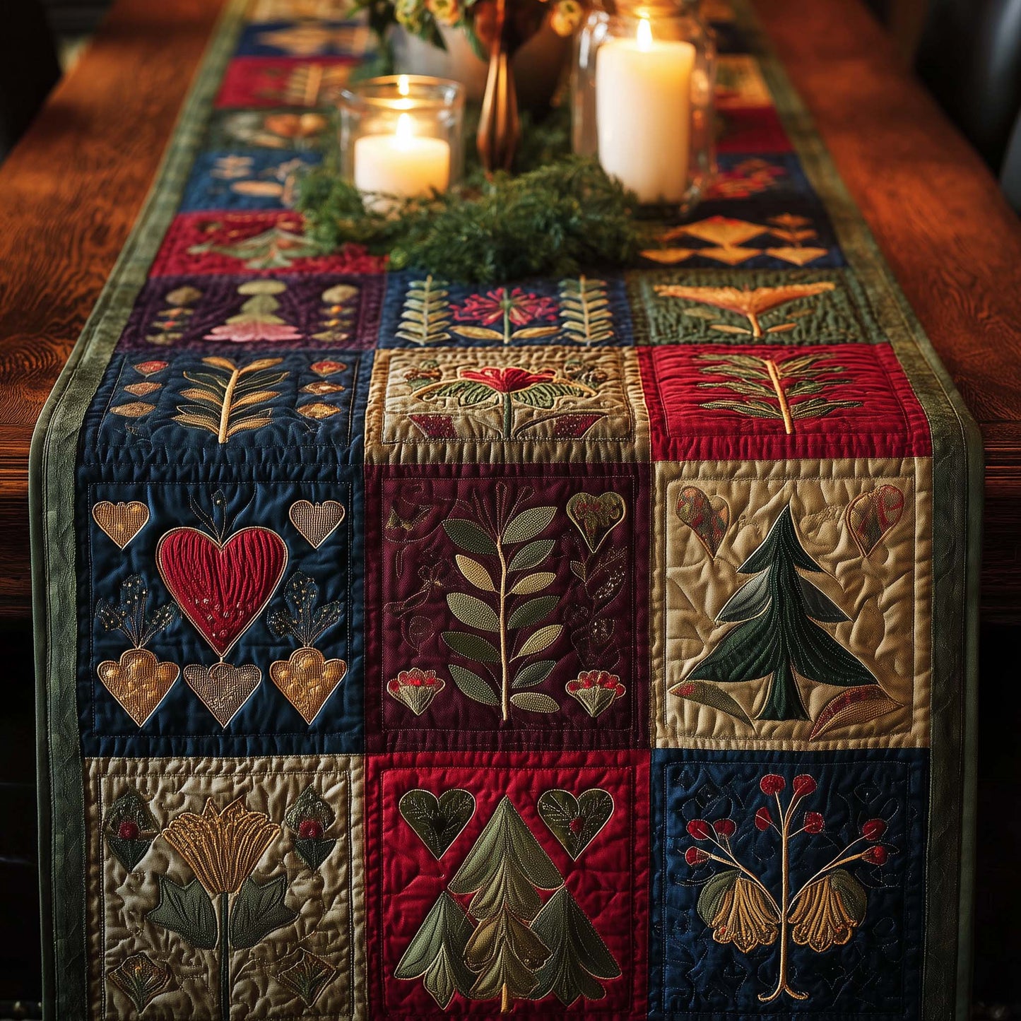 Christmas Vibe Quilted Table Runner GFTOMA7281