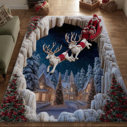 Snowy Village Area Rug GFTOMA7377