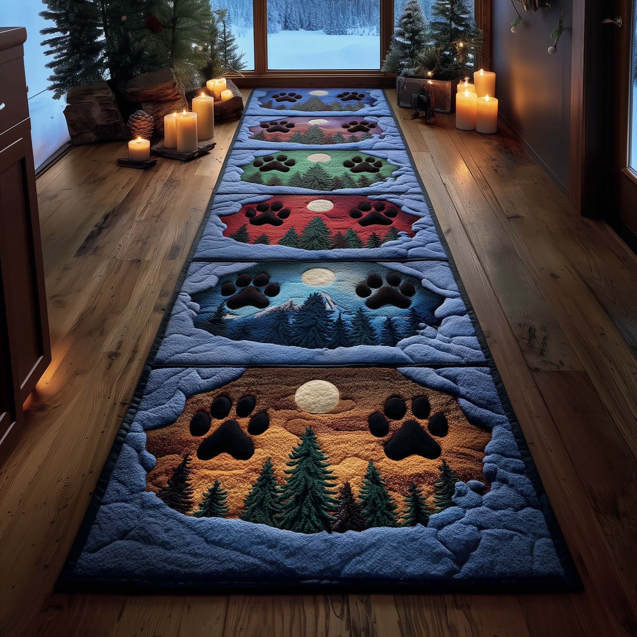 Wilderness Paw Runner Rug GFTOMA7385 – Willow Quilt