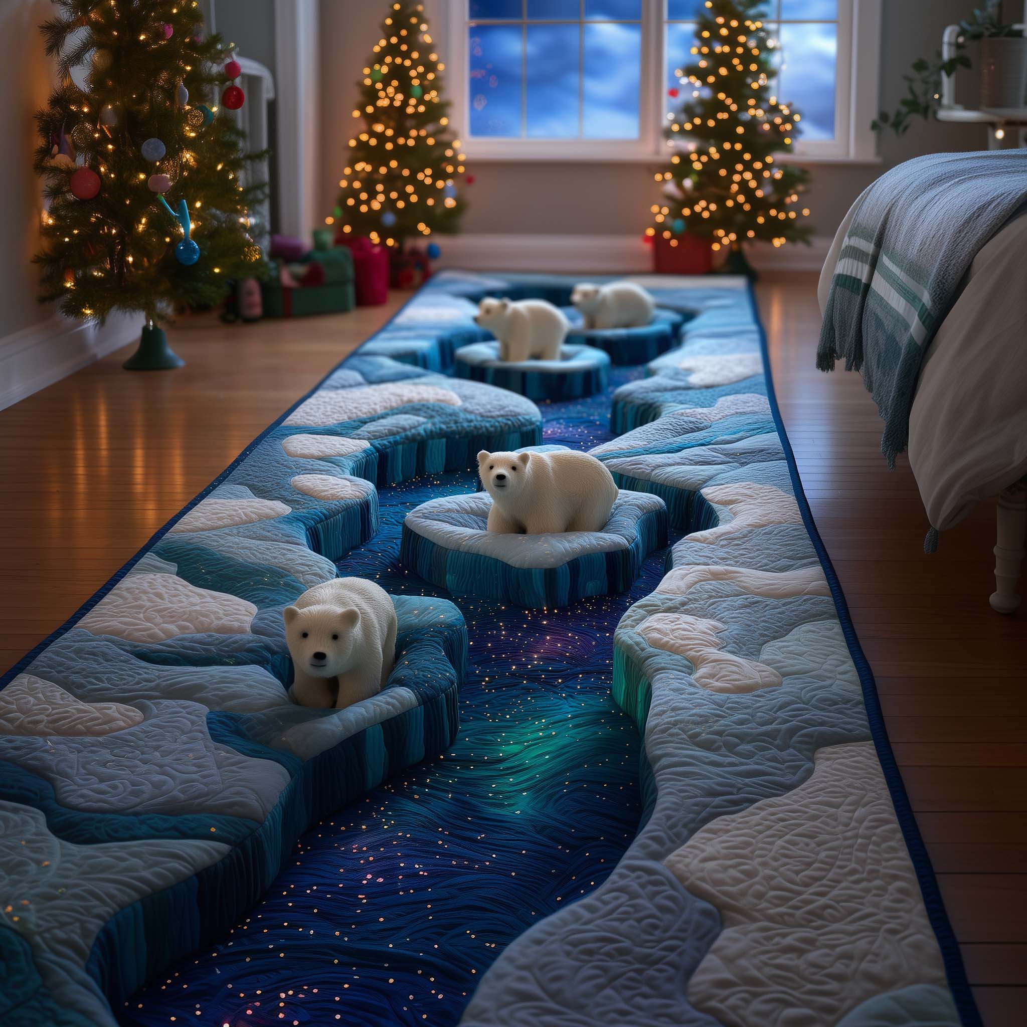 Polar Bear Runner Rug GFTOMA7512 – Willow Quilt