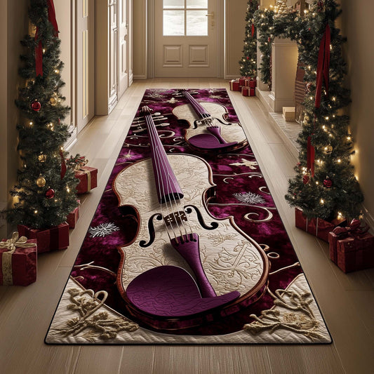 Elegant Violin Runner Rug GFTOMA7589