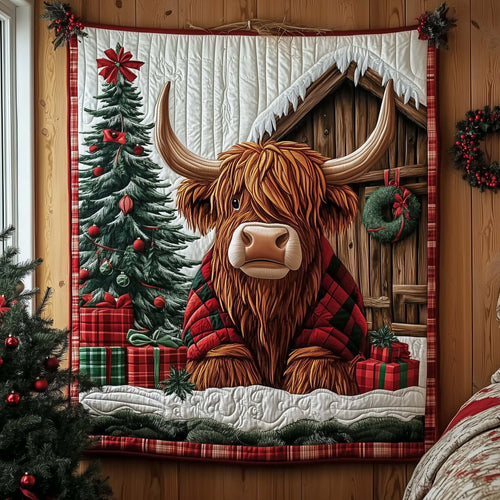 Highland Cow Quilted Blanket GFTOMA7607