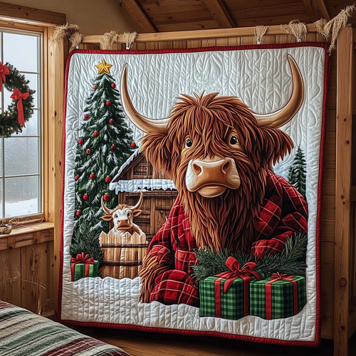 Highland Cow Quilted Blanket GFTOMA7608