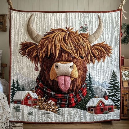 Highland Cow Quilted Blanket GFTOMA7610