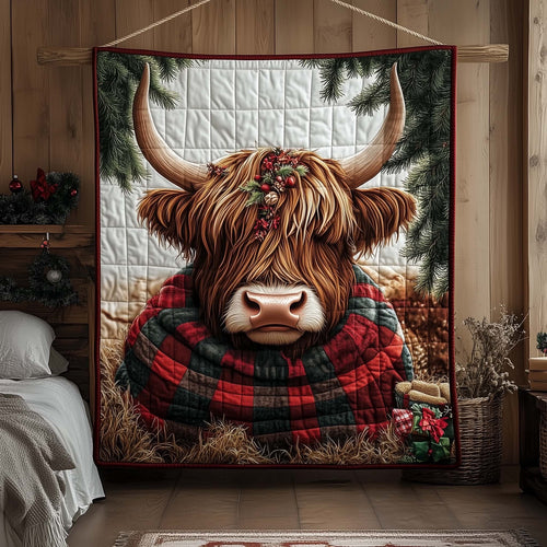 Highland Cow Quilted Blanket GFTOMA7612