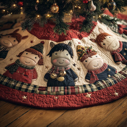 Horse Quilted Tree Skirt GFTOMA7673