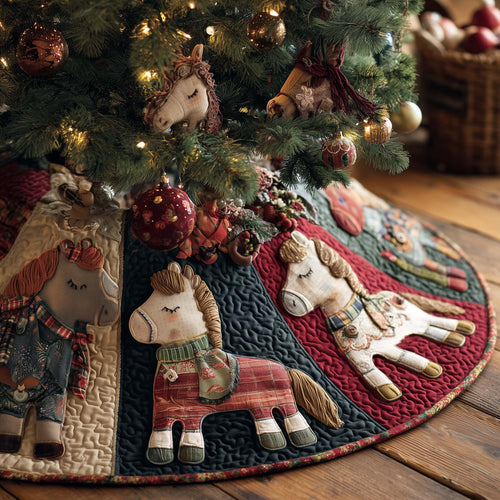Horse Quilted Tree Skirt GFTOMA7675