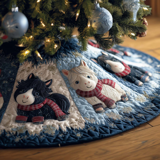 Horse Quilted Tree Skirt GFTOMA7677