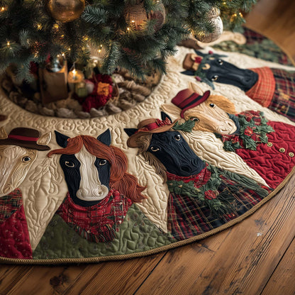 Horse Quilted Tree Skirt GFTOMA7679