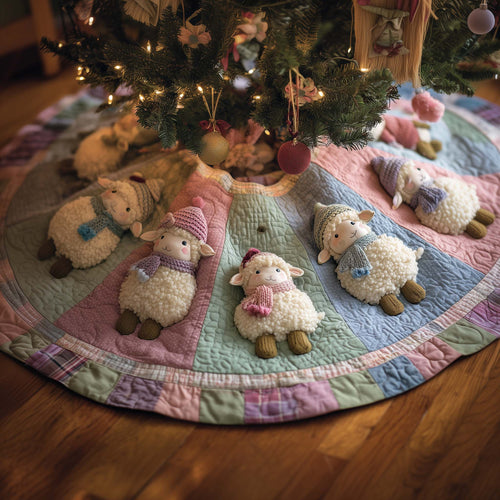 Sheep Quilted Tree Skirt GFTOMA7680