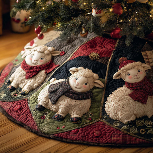 Sheep Quilted Tree Skirt GFTOMA7684