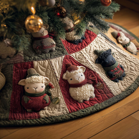 Sheep Quilted Tree Skirt GFTOMA7687
