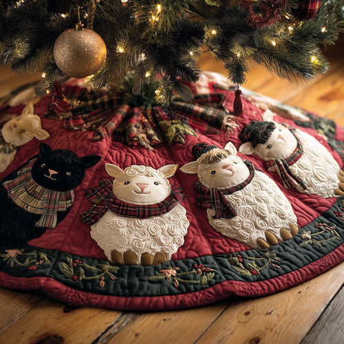 Sheep Quilted Tree Skirt GFTOMA7689