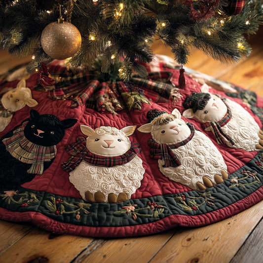 Sheep Quilted Tree Skirt GFTOMA7689