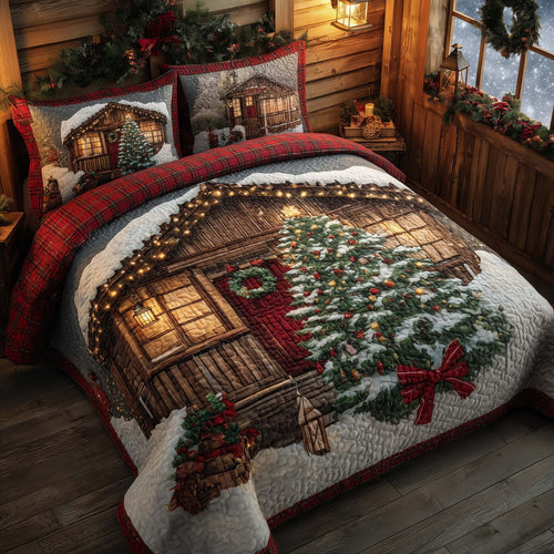 Winter Barn 3-Piece Quilted Bedding Set GFTOMA7718