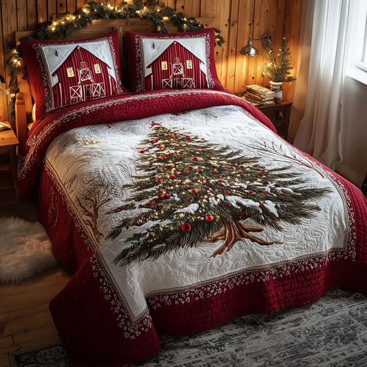 Winter Barn 3-Piece Quilted Bedding Set GFTOMA7723