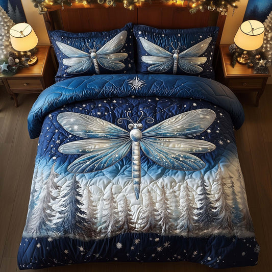 Dragonfly 3-Piece Quilted Bedding Set GFTOMA7797